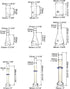 Set, Set, 9 3 3 3 3.3 QWORK Lab Glassware Beaker Flask Cylinder Pieces - Includes Erlenmeyer Flasks, Beakers, & Grade A