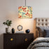RAINFALLARING Seamless 13"x13"x10" Drum Lamp Shades ribbon hand drawn watercolor painted You can change color Lampshade