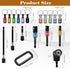 18PCS 11P 3P 3P 1/4 105Right 1/4Hex Bit Holder Cool Gadgets, Drill Bit Holder Keychain/ Impact Drill Sockets Adapter/