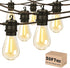 Outdoor String Lights Waterproof, 50ft Patio String Ligths for Outside with 17