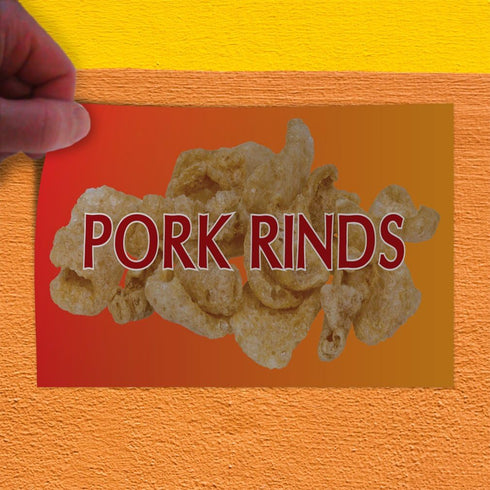 Fastasticdeals 14x10Inches Decal Stickers Multiple Sizes Pork Rinds Outdoor Advertising Printing C Industrial Vinyl
