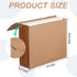 Heavy Duty Expandable File Pockets with Flap, Accordion Organizer for Office, School, Home, Letter Size Kraft