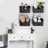 Suzile 4 Pcs Pegboard Bins Set | 7.9 x 3.3 x 4.7'' Plastic Containers with Metal Hooks for Organizing Storage Tools