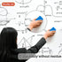 Shuttle Art Dry Erase Markers, 120 Pack Black Whiteboard Markers with 2 Erasers, Chisel Tip for Writing on Whiteboards