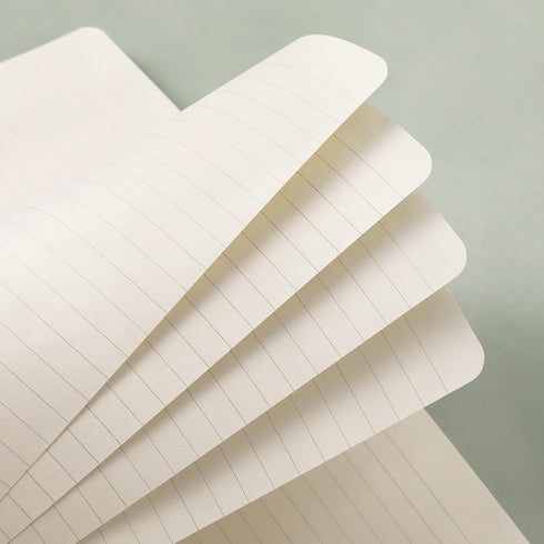 Classic Ruled Notebook/Journal - Hardcover Lined Journal/Notebook, 5.3" x 8.26", Thick Paper, Banded + Pen Holder +
