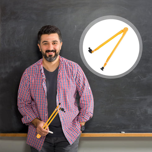 Teaching Compass, Plastic Whiteboard Compass for Drawing Math Geometry on Teacher Aids