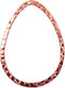 Rose Gold Overlay Chandelier FRG-211-37X28MM