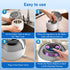 Yaofafa 45KHz 4 360 Ultrasonic Jewelry Cleaner | Ultrasonic Cleaner Machine with Modes & Digital Timer Display |