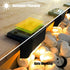 4 Pack, Consss Solar Fence Deck Lights Outdoor Waterproof LED Solar Fence Lights for Step, Outside Stairs, Yard, Patio