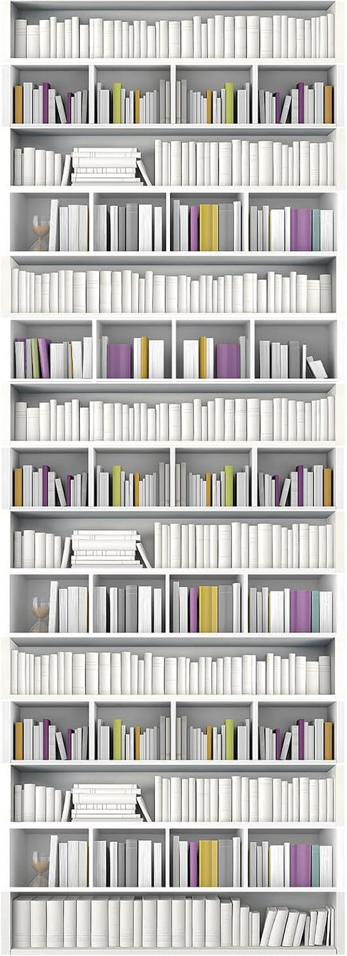 15 3D 7.1"x39" PLIGREAT Strips Bookshelf Stair Riser Decals, Peel and Stick Stair Stickers for Steps Self-Adhesive