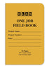 Elan Publishing Company One-Job Saddle Stitched Field Surveying Book - 4 ? x 7 Yellow Stiff Cover (Pack of 12)