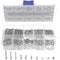 Metric M2.5 Stainless Steel Knurled Socket Head Cap Screws Kit, Screws Lengths from 4mm to 20mm, with Hex Nuts/Nylon
