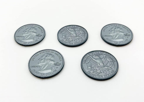 Teacher Created Resources (TCR20656) Play Money: Quarters