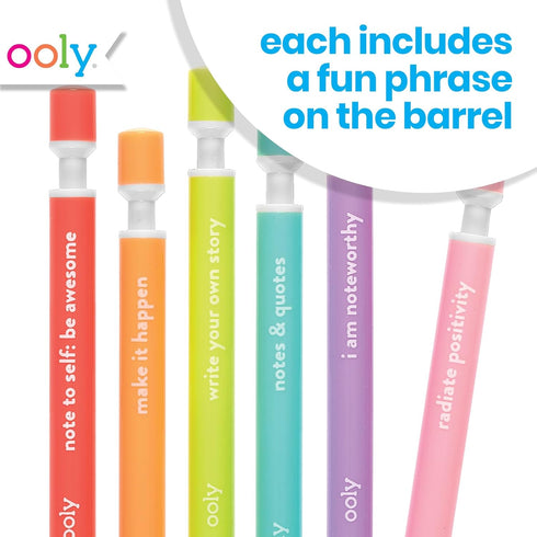 Ooly Noted Graphite Mechanical Pencils, Set of 6
