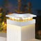 Peasur 4x4 Solar Post Cap Lights Outdoor with 3 Lighting Modes, LED