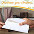 Outus 600 Pcs Church Offering Envelopes for Tithe and Donations, Green Leaf Style Pack