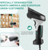 onewscan 1D 2D&PDF417 640 480 CMOS Handheld Barcode Scanner, QR Code Scanner USB Wired Data Matrix x Image Automatic