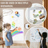 Magnetic Dry Erase Board Paper, 16" x 24" Self-Adhesive Whiteboard for Walls, Ideal for Office Home School