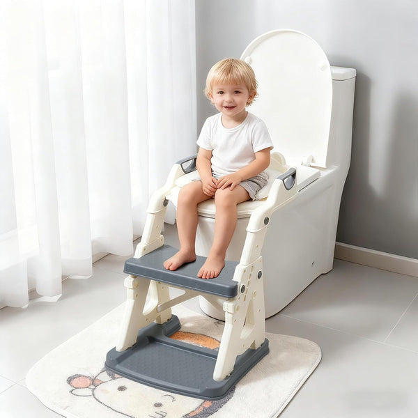 Daneried Potty Training Toilet Seat for Toddlers,2 in 1 Toddler Toilet Seat with