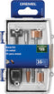 Dremel 734-01 Metal Cutting Rotary Tool Accessories Kit - 16 Piece Set with Engraving Bit and Grinding Stones