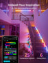 S1 16.4ft 2.4G Lepro AI LED Strip Lights for Bedroom - Smart RGB Light Strips with IC and Rainbow Chasing Effects