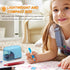 Eagle Electric Pencil Sharpener, Battery Powered with LED Light, Portable, Ideal for Kids and School Supplies (Blue)