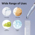 50pcs 2ml Small Plastic Vials with Leak Proof Caps, Self-Stand Cryotubes for Low Temperature Storage