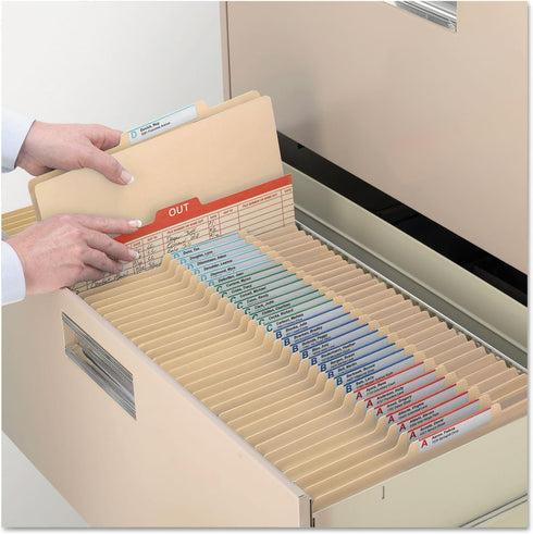 Smead Classification File Folder, 1 Divider, 2" Expansion, Legal Size, Manila, 10 per Box