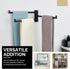 Swivel Hand Towel Holder - 3 Bars Angle Simple 304 Stainless Steel Towel Rack, Folding Wall Mount Matte Black