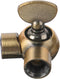 SEWACC Rotating Wall Sconce Adapter Metal Lamp Ball Head with Handle 180-degree Swivel