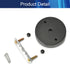 Bettomshin 1Pcs Ceiling Light Canopy Kit, 3.1in Iron Retro Chandelier Cover Plate for Pendant Lights