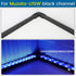 Muzata 8PACK Black LED Channel Corner Connector Kit L-Shape for U1SW U Shape Black LED Channels System