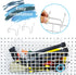 G.CORE 2 Pack Large Pegboard Baskets, Metal Shelves Hooks for 1/8" 1/4" Peg Boards