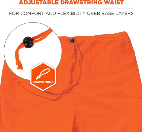 Ergodyne unisex adult Two-tone Class E Pants Orange Small-Medium US