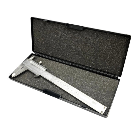 NORTOOLS Professional Vernier Caliper, Stainless Steel for Inside, Outside, Depth and Step Measurements, 6 Inch