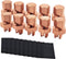 10PCS Split Bolt Connectors - Copper Grounding Wire Clamps with Heat Shrink Tube for Ground Bonding (4AWG - 10AWG)