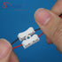 68pcs Spring Loaded Terminal Connectors – Quick Wire Push-in Connectors, 2 Pin Electrical