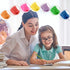 Mabor 15Pcs Kids Pencil Holder Tripod Pencil Soft Grip Pencil Grippers for Kids Handwriting Correction Finger Posture