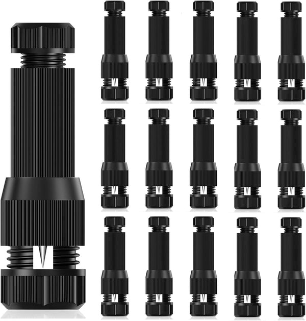 16Pack Low Voltage Wire Connector AC 14V, Waterproof Landscape Lighting Connectors for 12/2 14/2 Gauge Wire