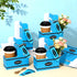 24 Set 2 Teacher Appreciation Gifts Crayon Cup Drink Carrier with Crayon Shaped Greeting Card Cardboard Kraft Cup
