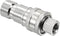 PATIKIL Hydraulic Quick Connect Coupler Set - 1 Set Carbon Steel G1/8 Female Pipe Fitting Plug Adapter