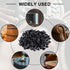 Outus 200 Pcs Black Upholstery Tacks, 7/16 Inch Decorative Furniture Tacks with Storage Box for DIY Projects, Home Decor