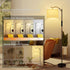 Dimmable 2700k-6500k,Modern BoostArea Floor Lamp for Living Room,Arc Floor Lamp with Remote Control,Stepless Brightness