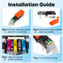 Miss Deer Compatible Ink Cartridge Replacement for Canon 280 281 PGI-280XXL CLI-281XXL for Pixma TR8520 TR7520 TS6120