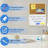 OWLKELA Dry Erase Cork Board 16.5"x12.6" | Notice Pin Board, Memo Board with Wooden Frame and Push Pins