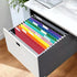 SUNEE Hanging File Folders, 6 Pack Letter Size with 1/5-Cut Tabs for Home and Office Organization