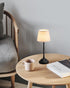 4000mAh Dimmable KDG Cordless LED Table Lamp, Portables Fabric Shade Desk Lamps, Rechargeable Battery Powered Lighting
