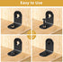 TKYPZY 20 90 Pcs L Bracket Stainless Steel Corner Brace with Screws Degree Right Angle Brackets for Wood Furniture