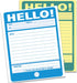 Eureka 'Hello!' Teacher Notes to Parents, 50pc, 4" W x 6" L