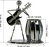 Guitar Pen Holder, Creative Desktop Accessories, Multipurpose Metal Desk Pencil Holder for Gifts and Office
